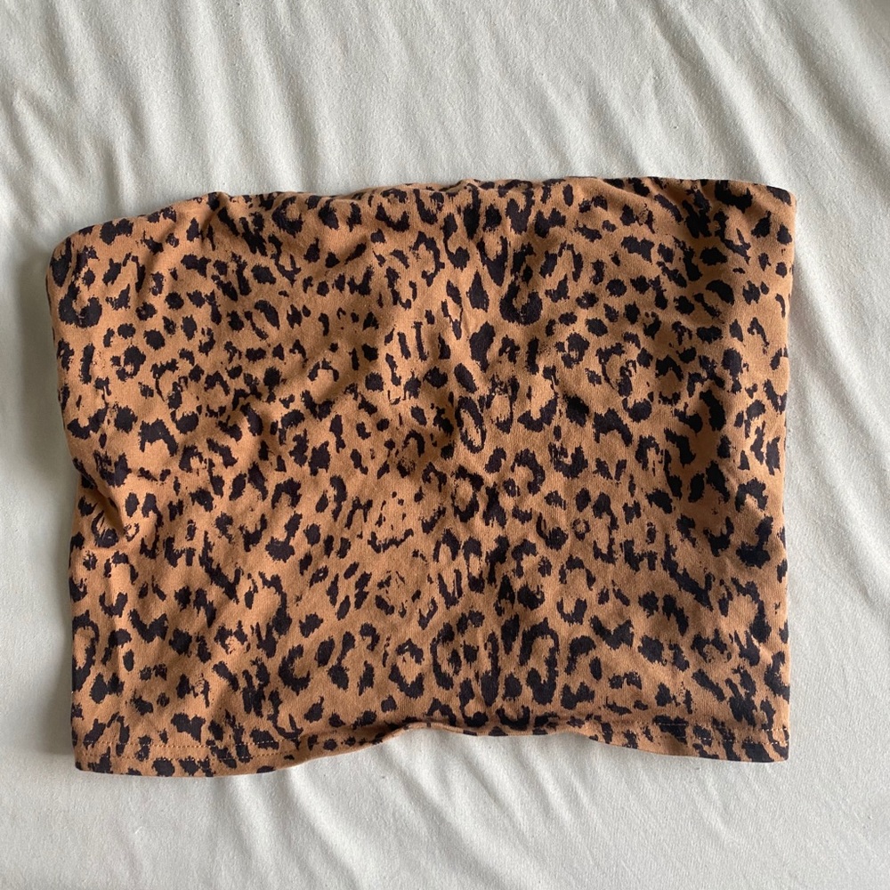 URBAN OUTFITTERS Cheetah Tube Top